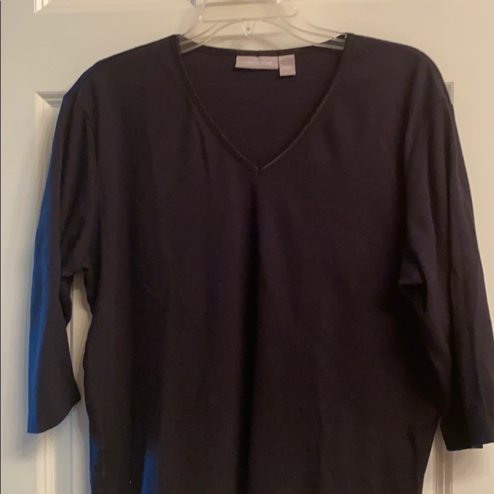 Nordstrom V neck Cotton Blend Tee